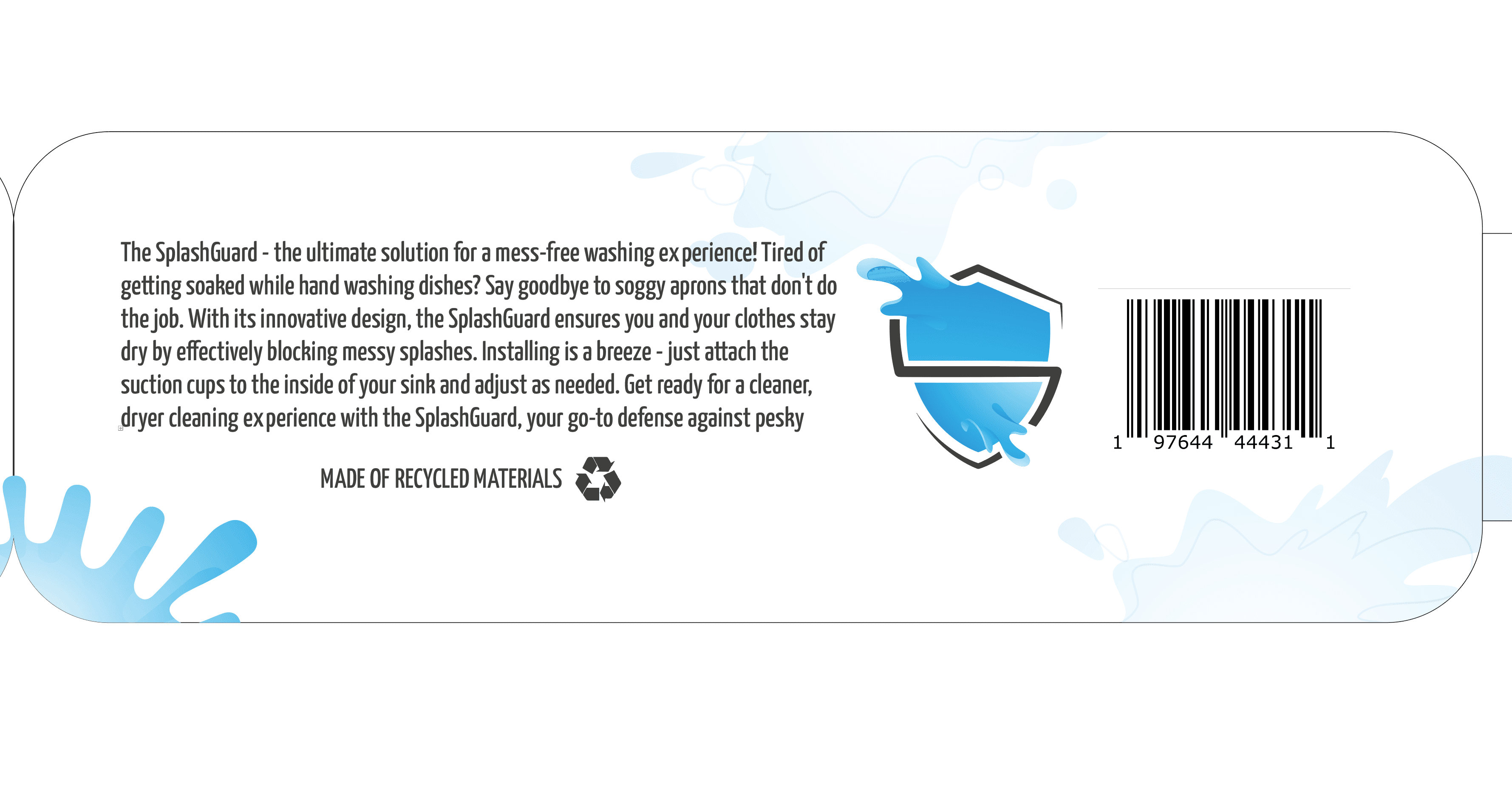 Unbox Your Washbuckler™ - Back